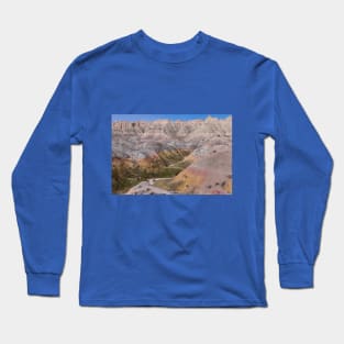 Colorful Otherworldly Hills and Rocks Long Sleeve T-Shirt